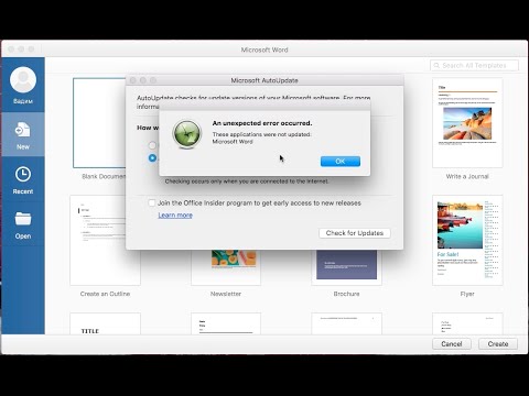 micrsoft word for mac not responding